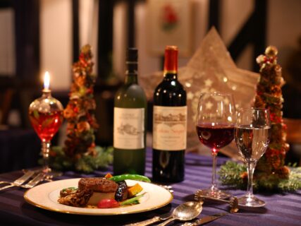 【公式限定価格】クリスマス限定／特別ディナー＆選べるドリンク特典あり★清里で過ごす至福の2食付プラン